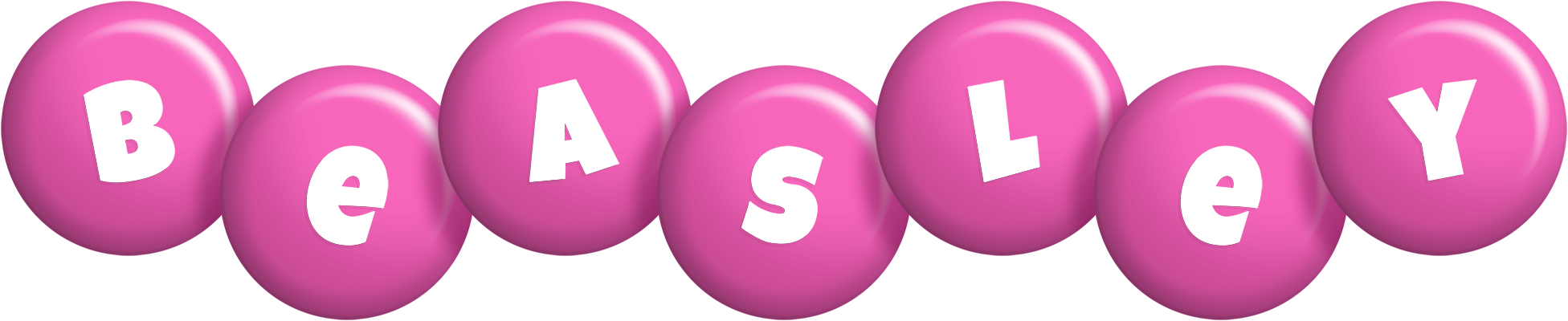 Beasley candy-pink logo