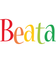 Beata birthday logo