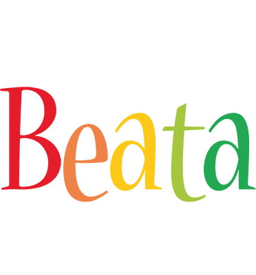 Beata birthday logo
