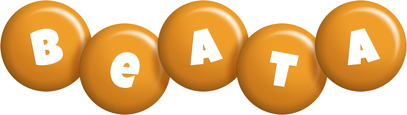 Beata candy-orange logo