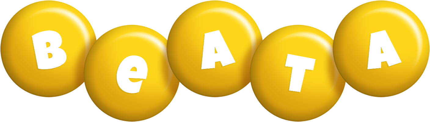 Beata candy-yellow logo