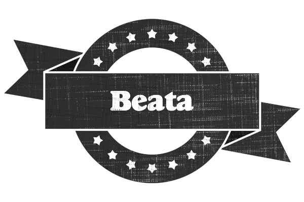 Beata grunge logo