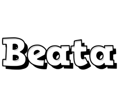 Beata snowing logo