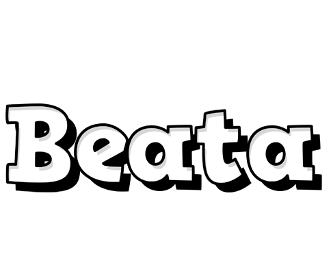 Beata snowing logo