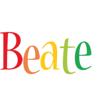 Beate birthday logo