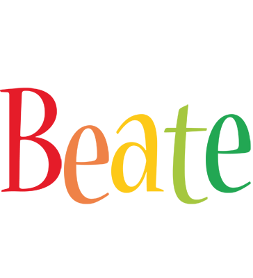 Beate birthday logo