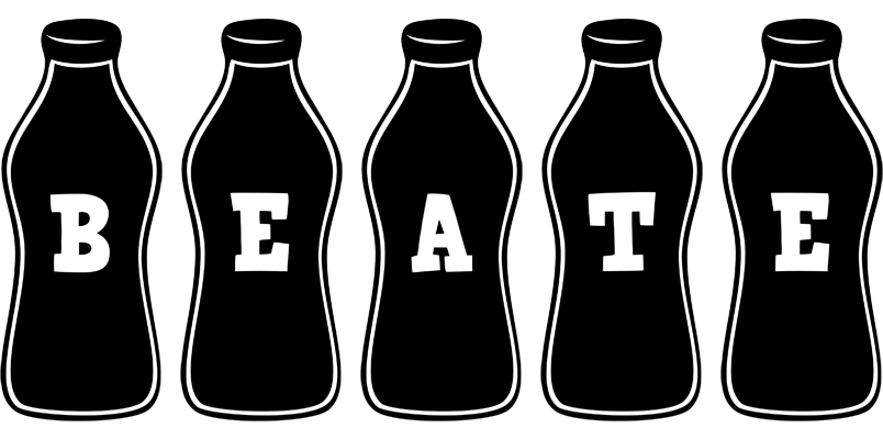 Beate bottle logo
