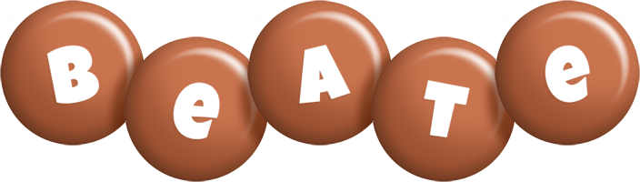 Beate candy-brown logo