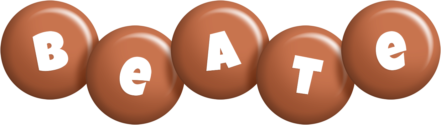 Beate candy-brown logo