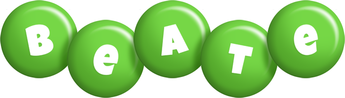 Beate candy-green logo