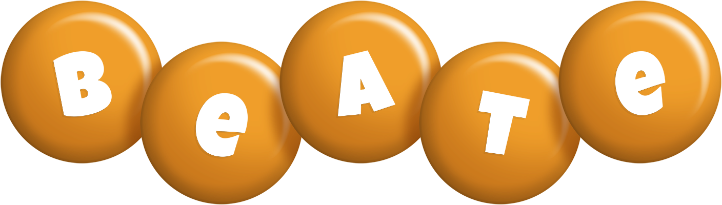 Beate candy-orange logo