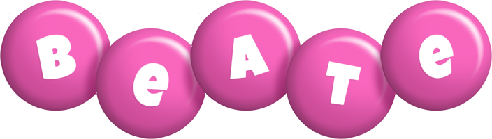 Beate candy-pink logo