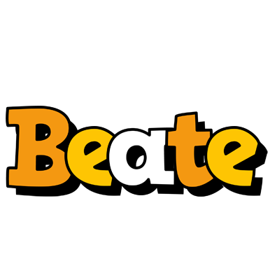 Beate cartoon logo