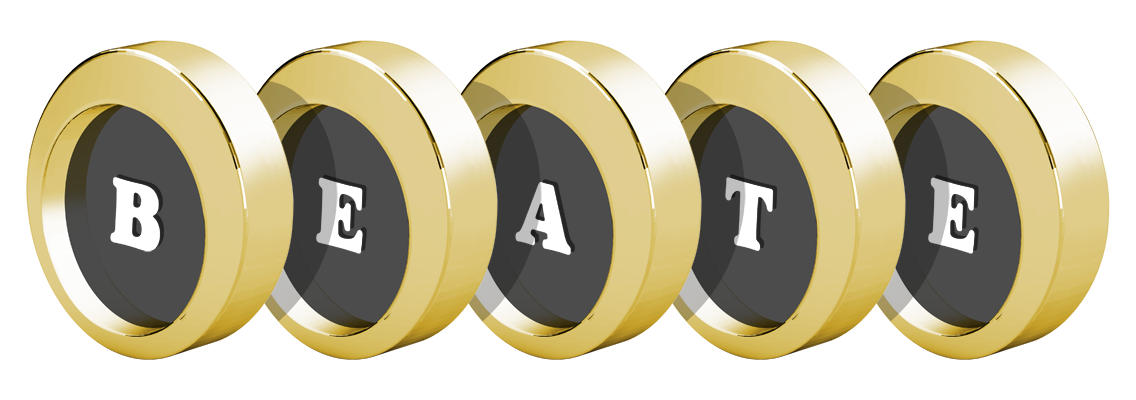 Beate gold logo