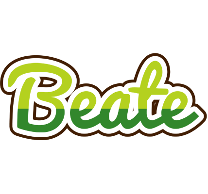 Beate golfing logo