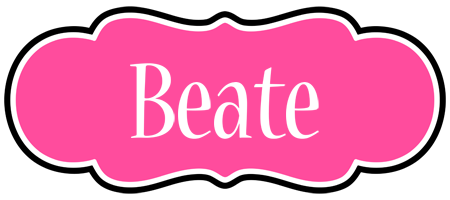 Beate invitation logo