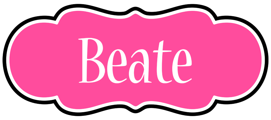 Beate invitation logo