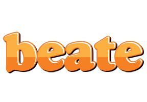 Beate orange logo