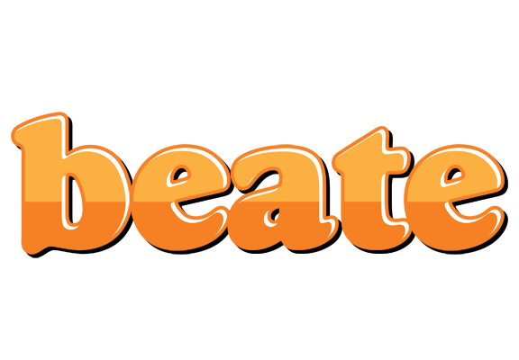 Beate orange logo