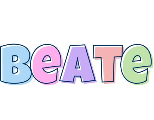 Beate pastel logo