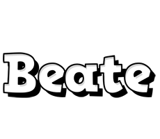 Beate snowing logo