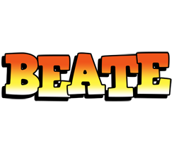 Beate sunset logo