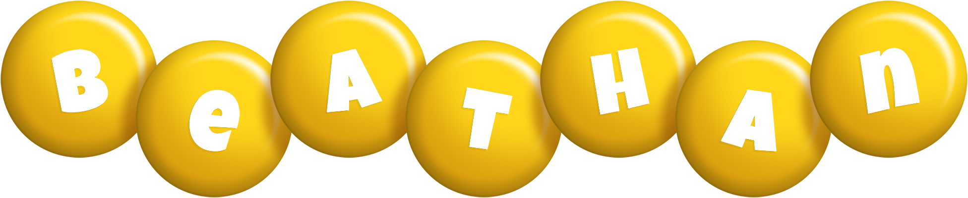 Beathan candy-yellow logo