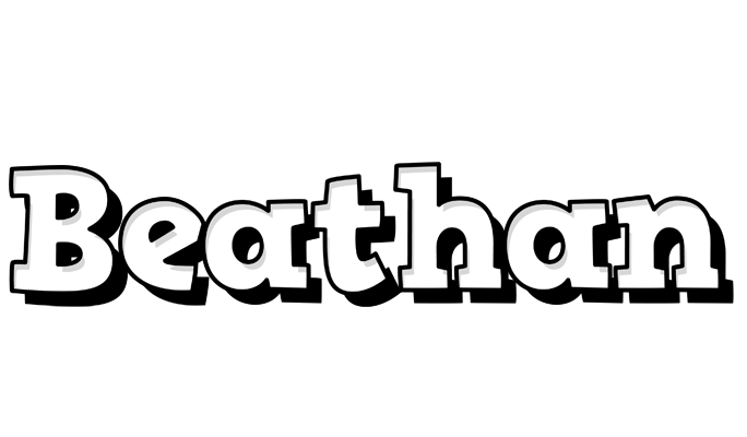 Beathan snowing logo