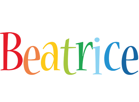 Beatrice birthday logo