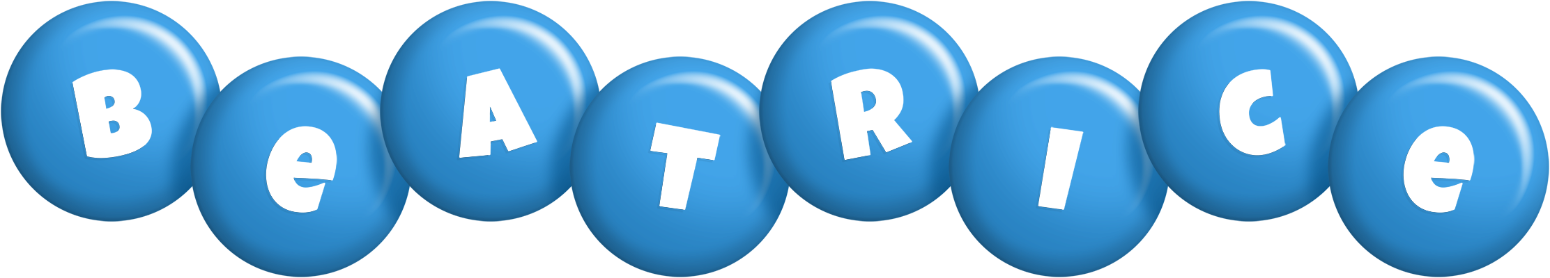 Beatrice candy-blue logo