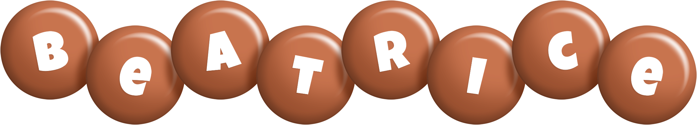 Beatrice candy-brown logo