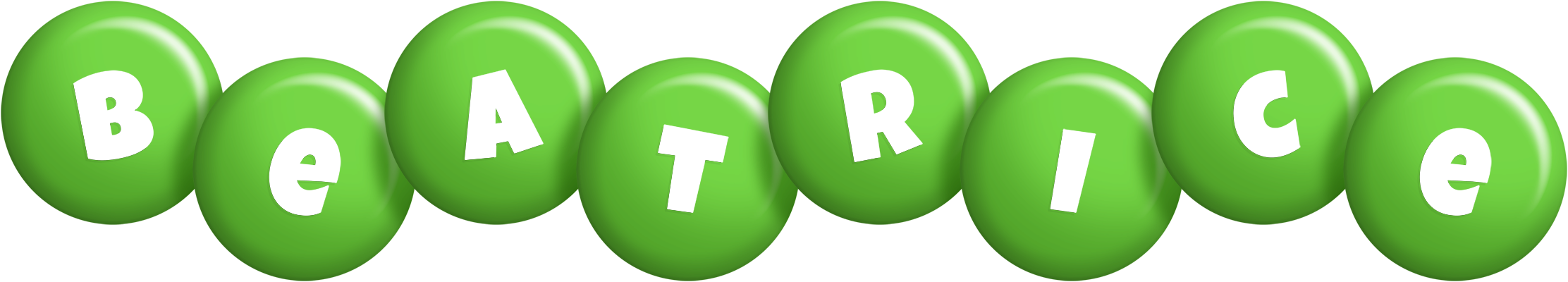 Beatrice candy-green logo