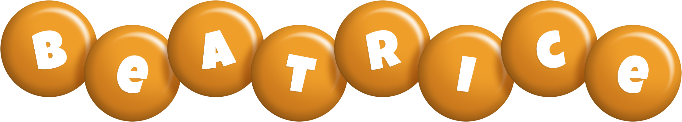 Beatrice candy-orange logo