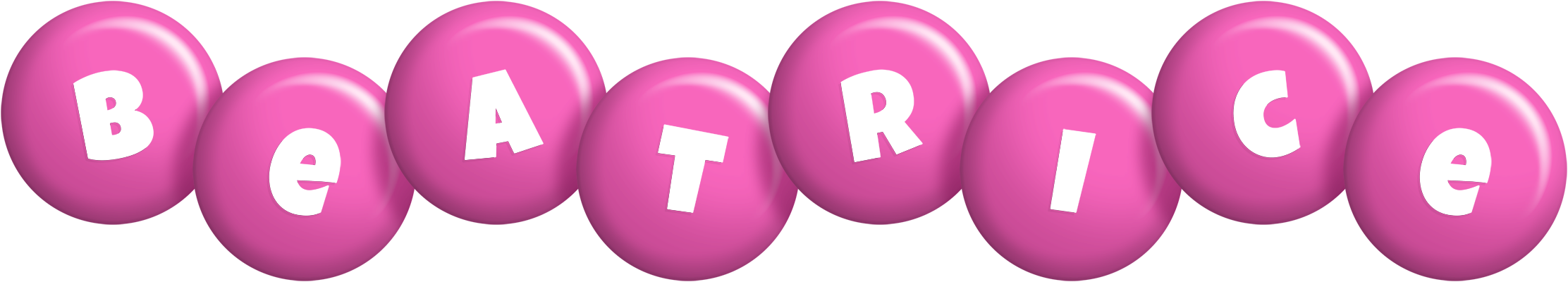 Beatrice candy-pink logo