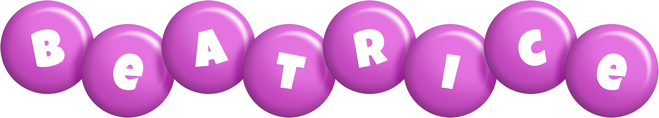 Beatrice candy-purple logo