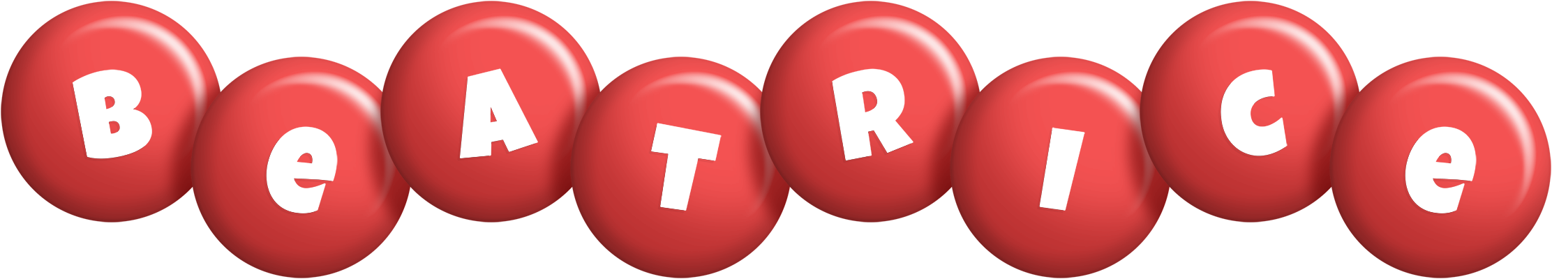 Beatrice candy-red logo