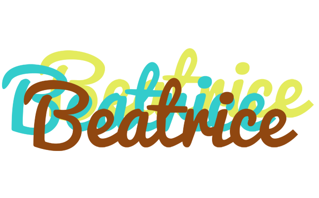 Beatrice cupcake logo
