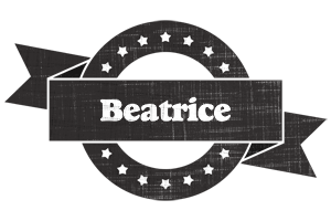 Beatrice grunge logo