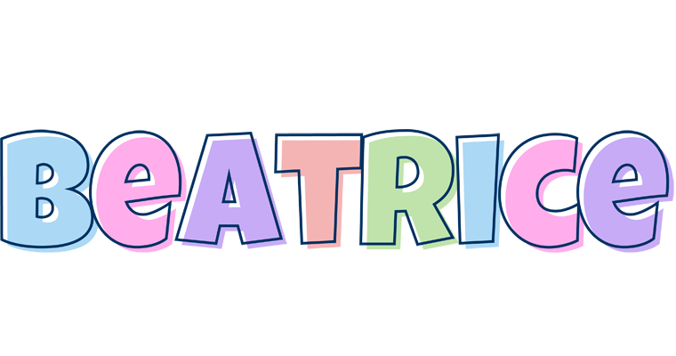Beatrice pastel logo