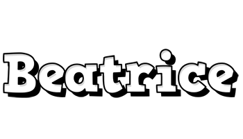 Beatrice snowing logo