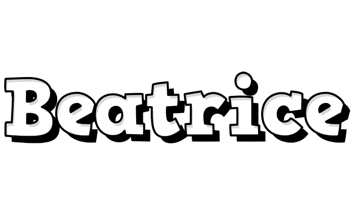 Beatrice snowing logo