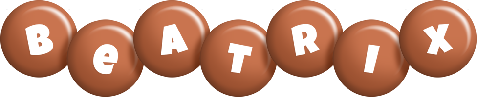 Beatrix candy-brown logo