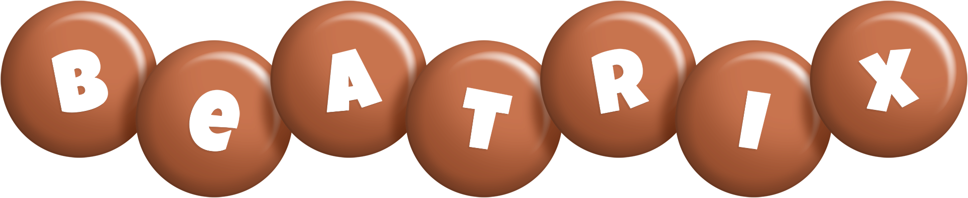 Beatrix candy-brown logo
