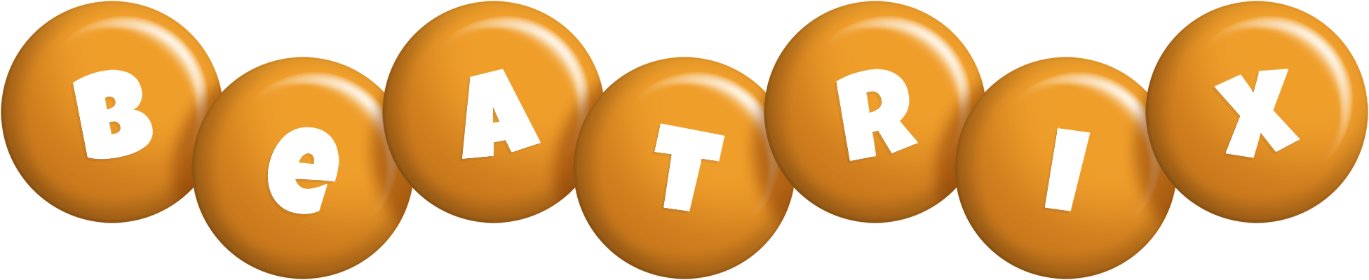 Beatrix candy-orange logo