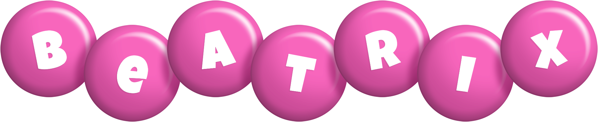 Beatrix candy-pink logo