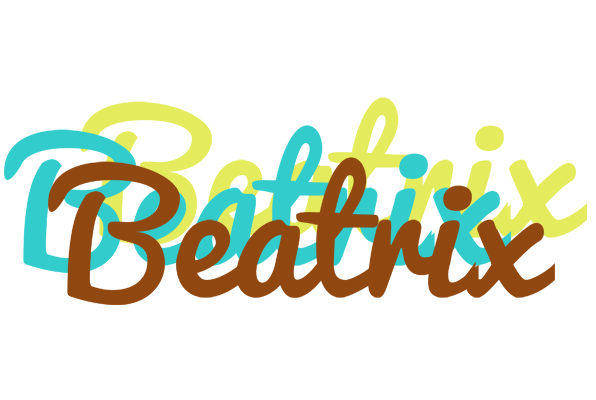 Beatrix cupcake logo