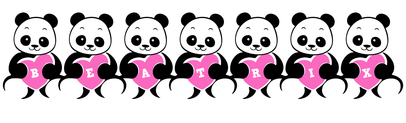 Beatrix love-panda logo