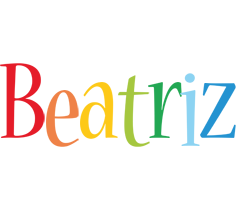 Beatriz birthday logo