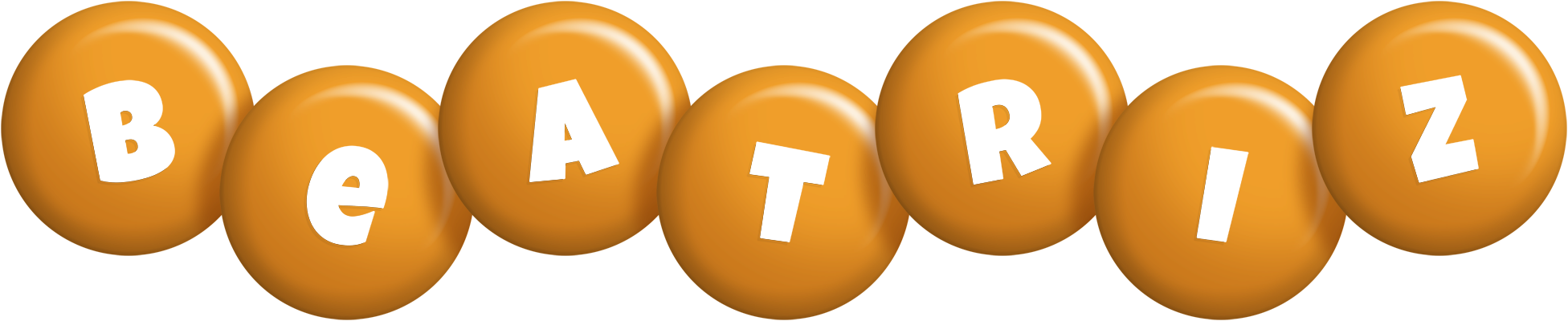 Beatriz candy-orange logo