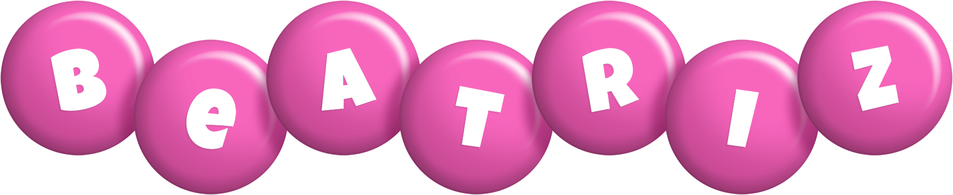 Beatriz candy-pink logo